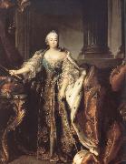 Louis Tocque Portrait of Empress Elizabeth Petrovna oil